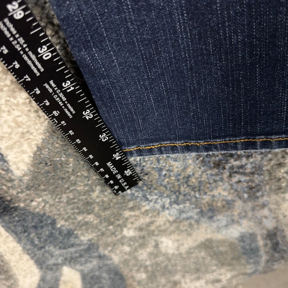 Vintage Y2K Silver Jeans Belle‎ Star Dark Wash Flare Bootcut Denim Jeans 31x33
